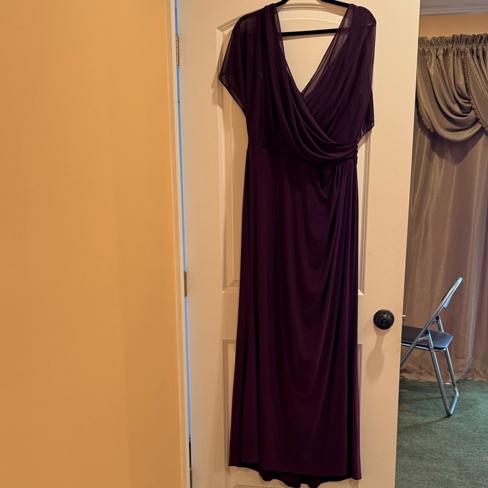 Chic Deep Purple Maxi Dress